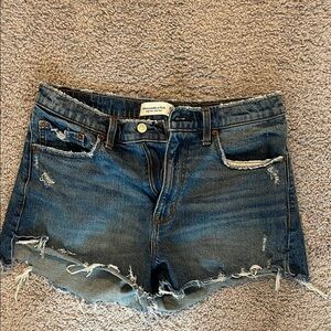 Abercrombie & Fitch Blue Jean Shorts